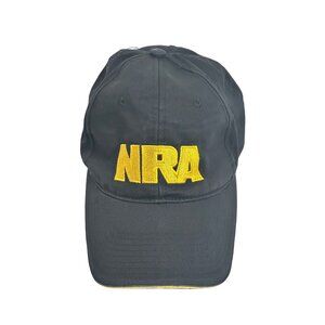NRA National Rifle Association Black Baseball Cap Hat Adjustable OSFM